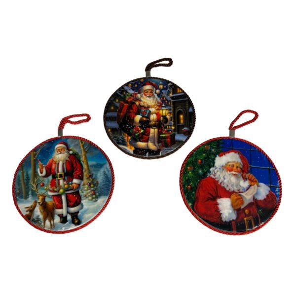 portacaliente navidad redondo