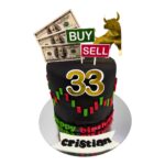 Torta Sabor Chocolate Bolsa de Valores