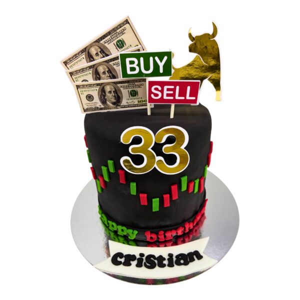Torta Sabor Chocolate Bolsa de Valores