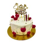 Torta Sabor Naranja con Chocolate Corazones