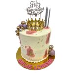 Torta Sabor Chocolate Pink Crown