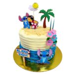 torta lilo y stitch playa