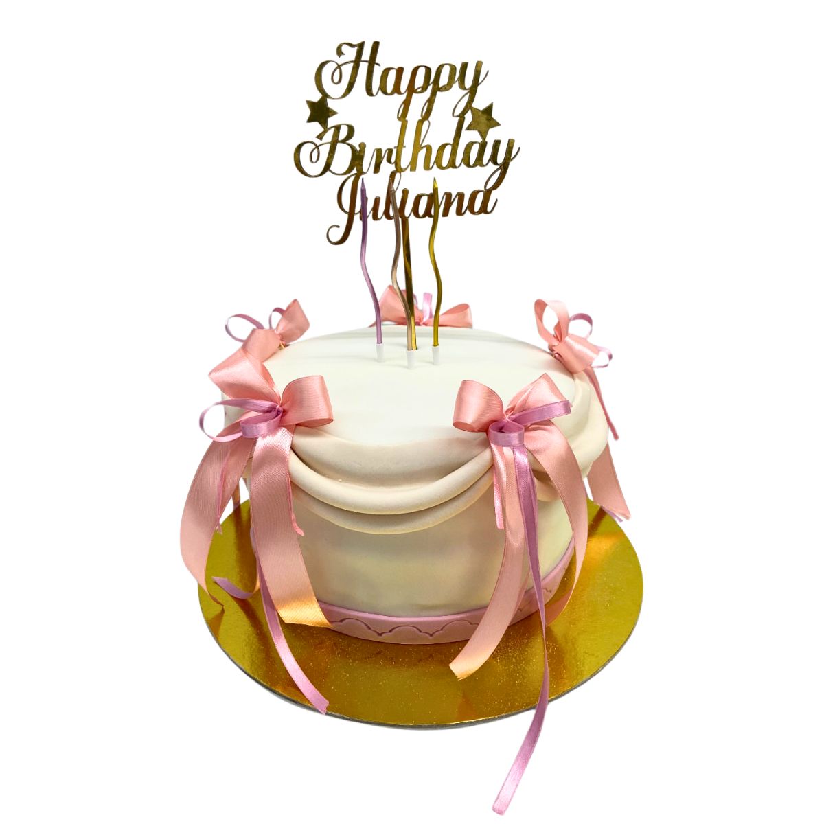 torta moños palo de rosa delicada torta moños palo de rosa delicada