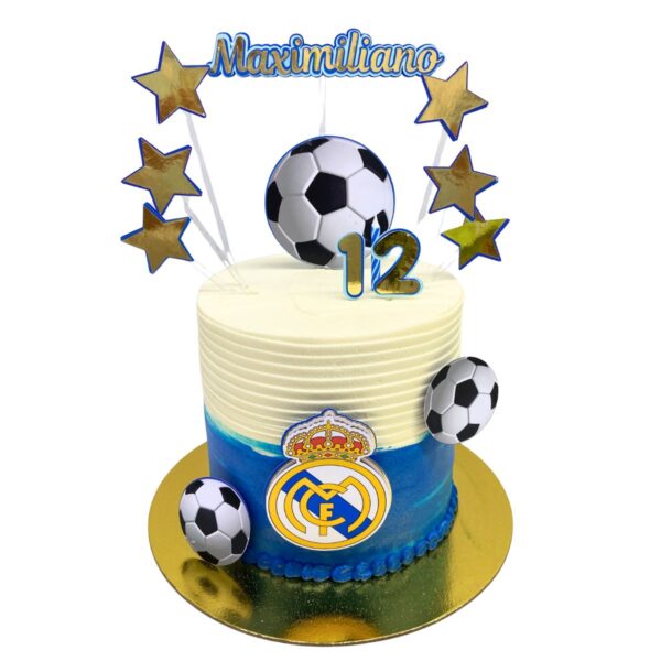 torta real madrid balones