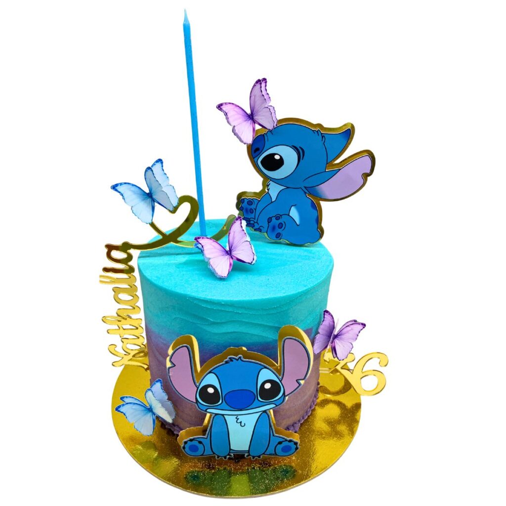 torta stitch mariposas