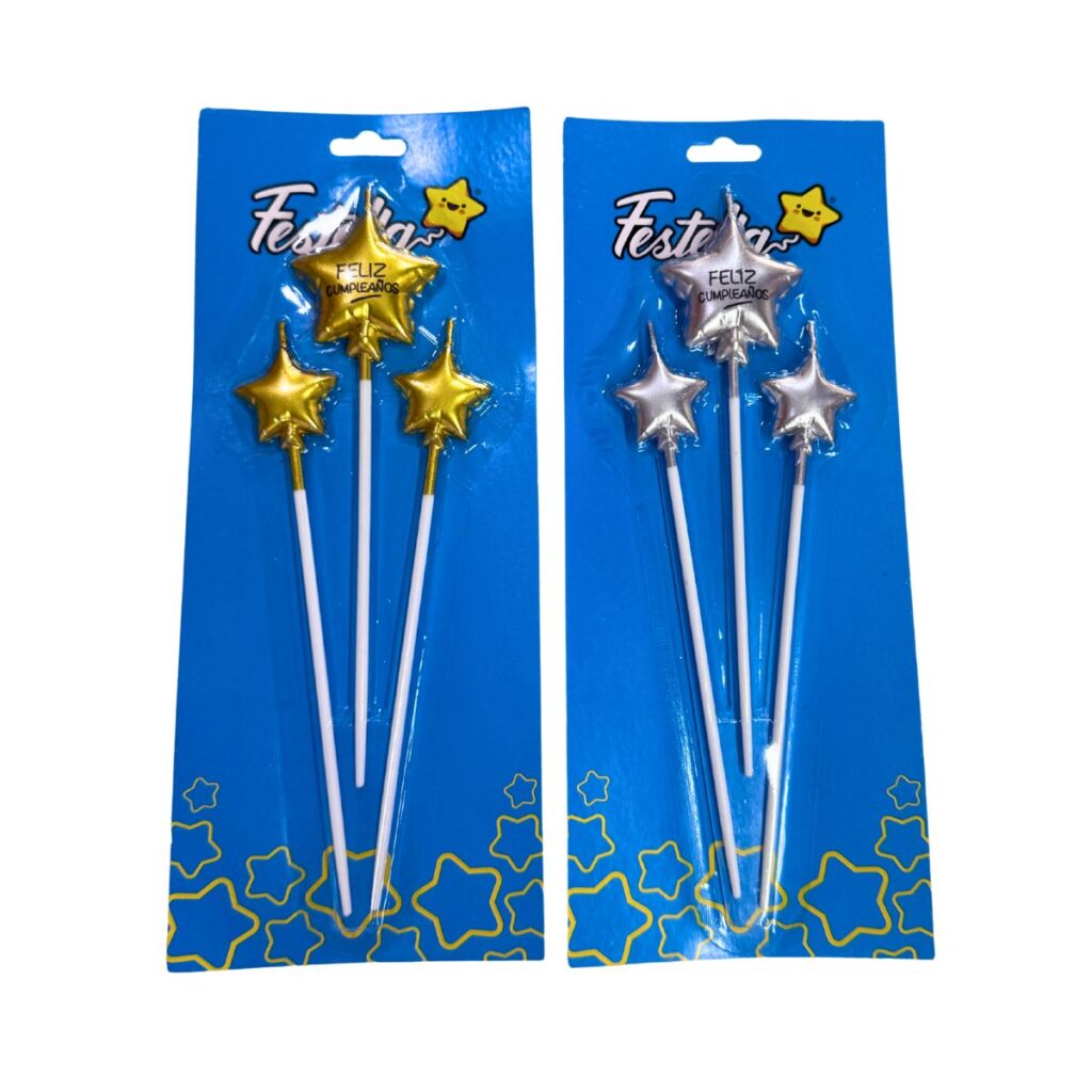 vela estrella tipo globo