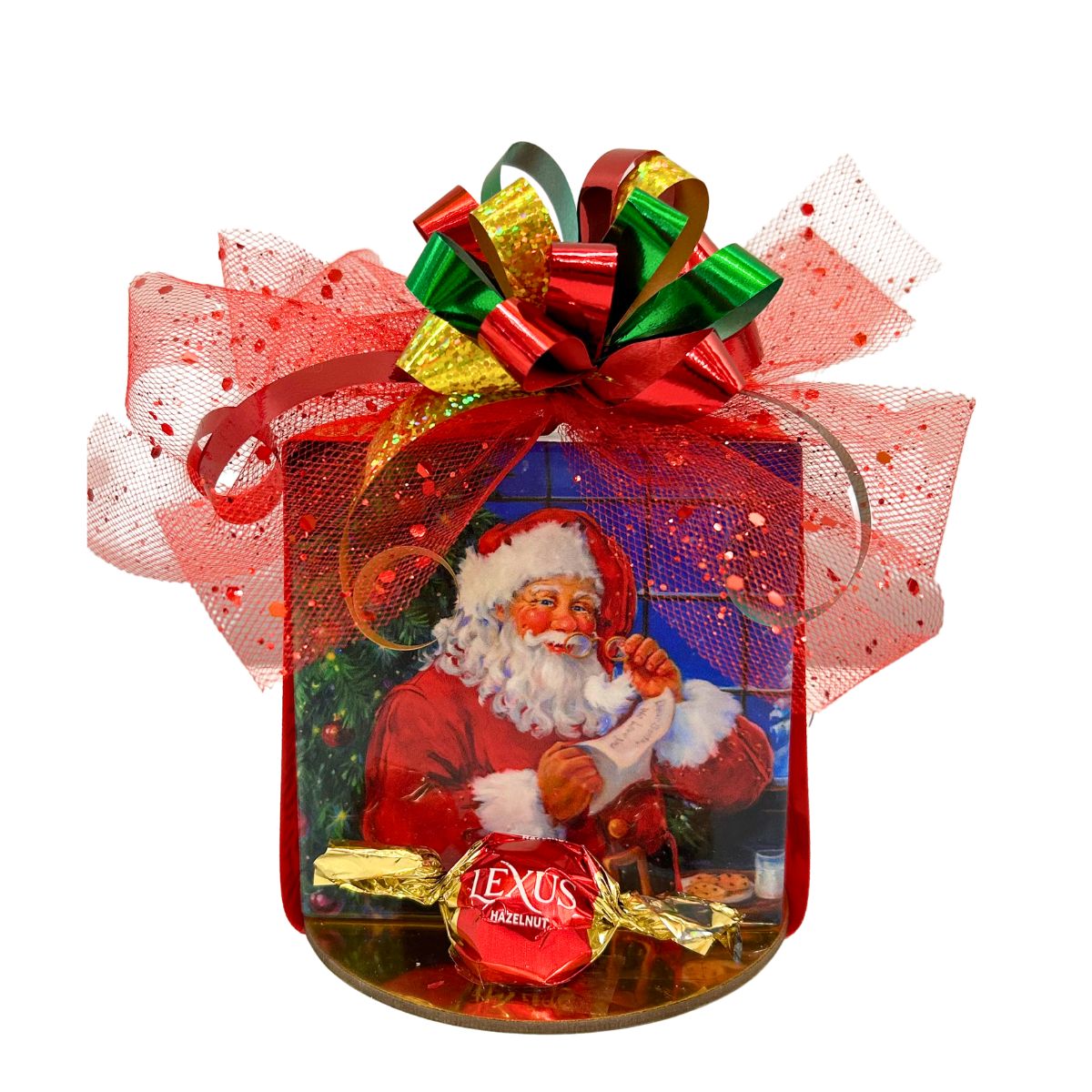 detalle portavasos navidad