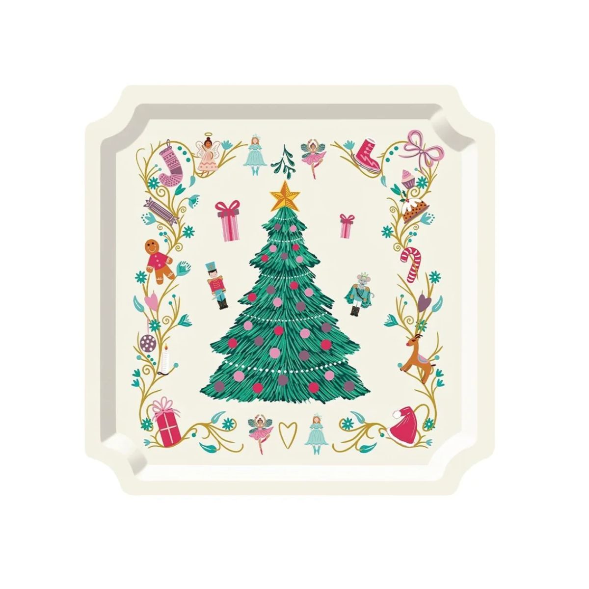 plato cuadrado arboles