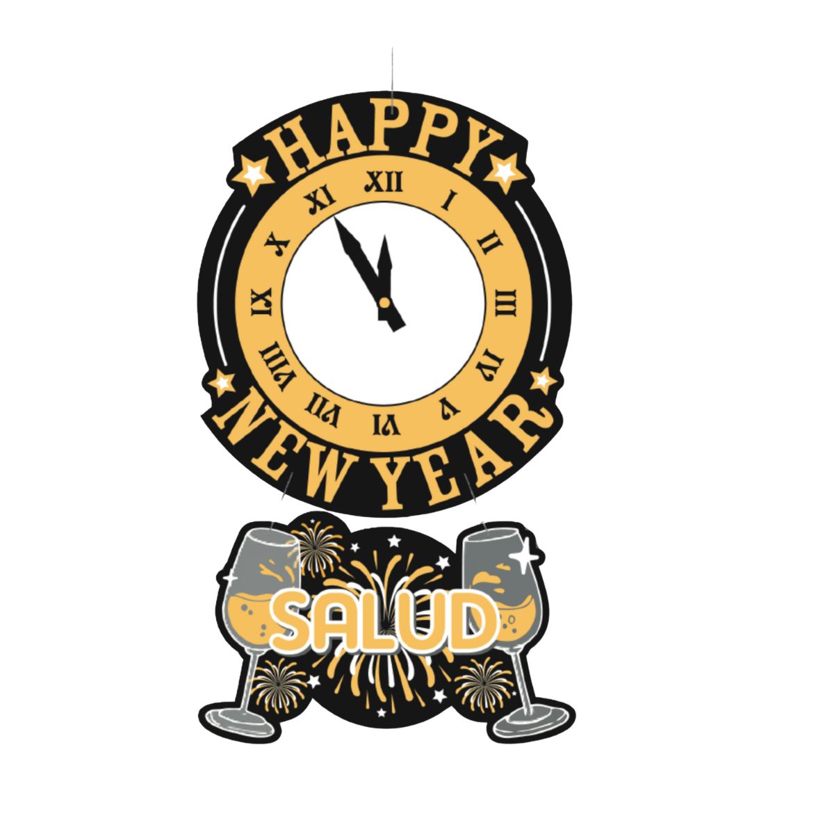 reloj año nuevo 2025