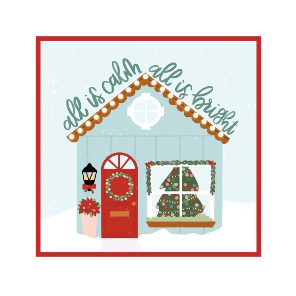 servilleta christmas chalet