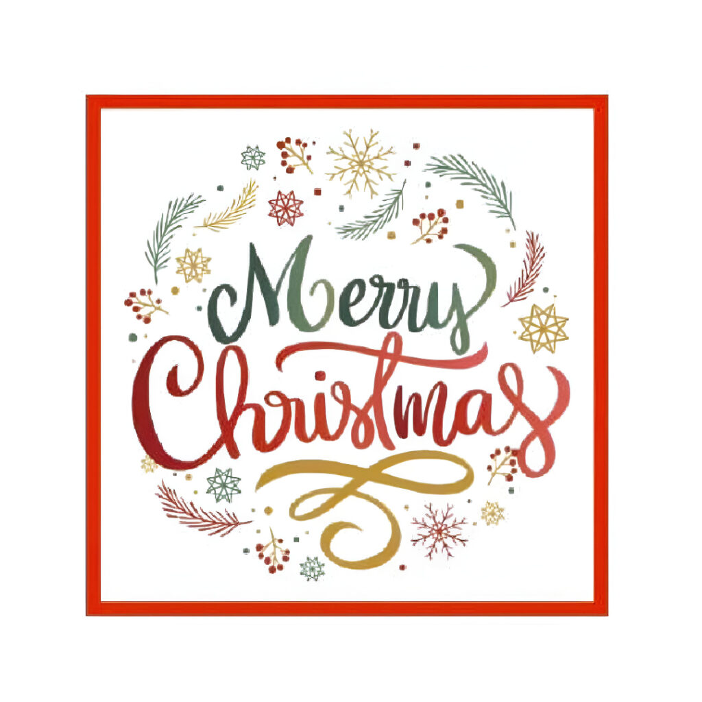 servilleta merry christmas