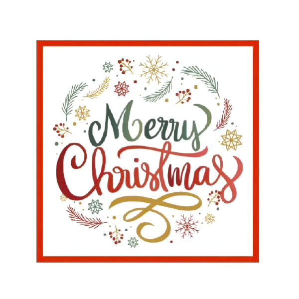 servilleta merry christmas