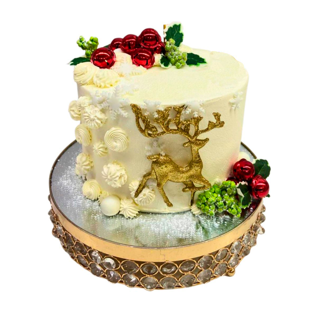 torta reno navidad elegante