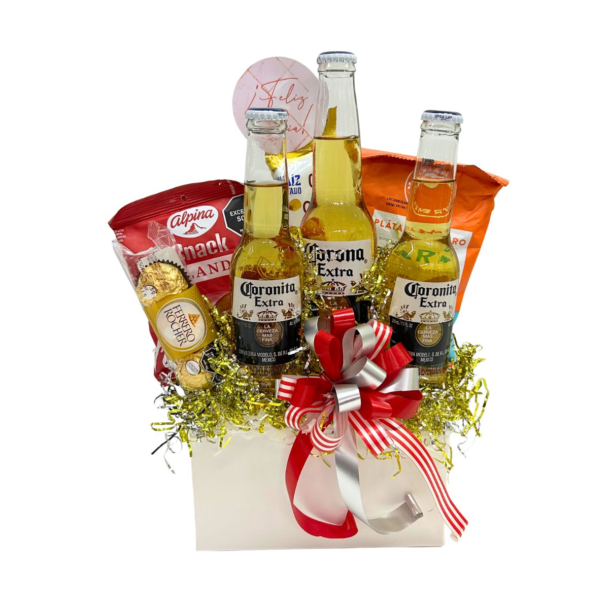 ancheta cervezas snacks choco