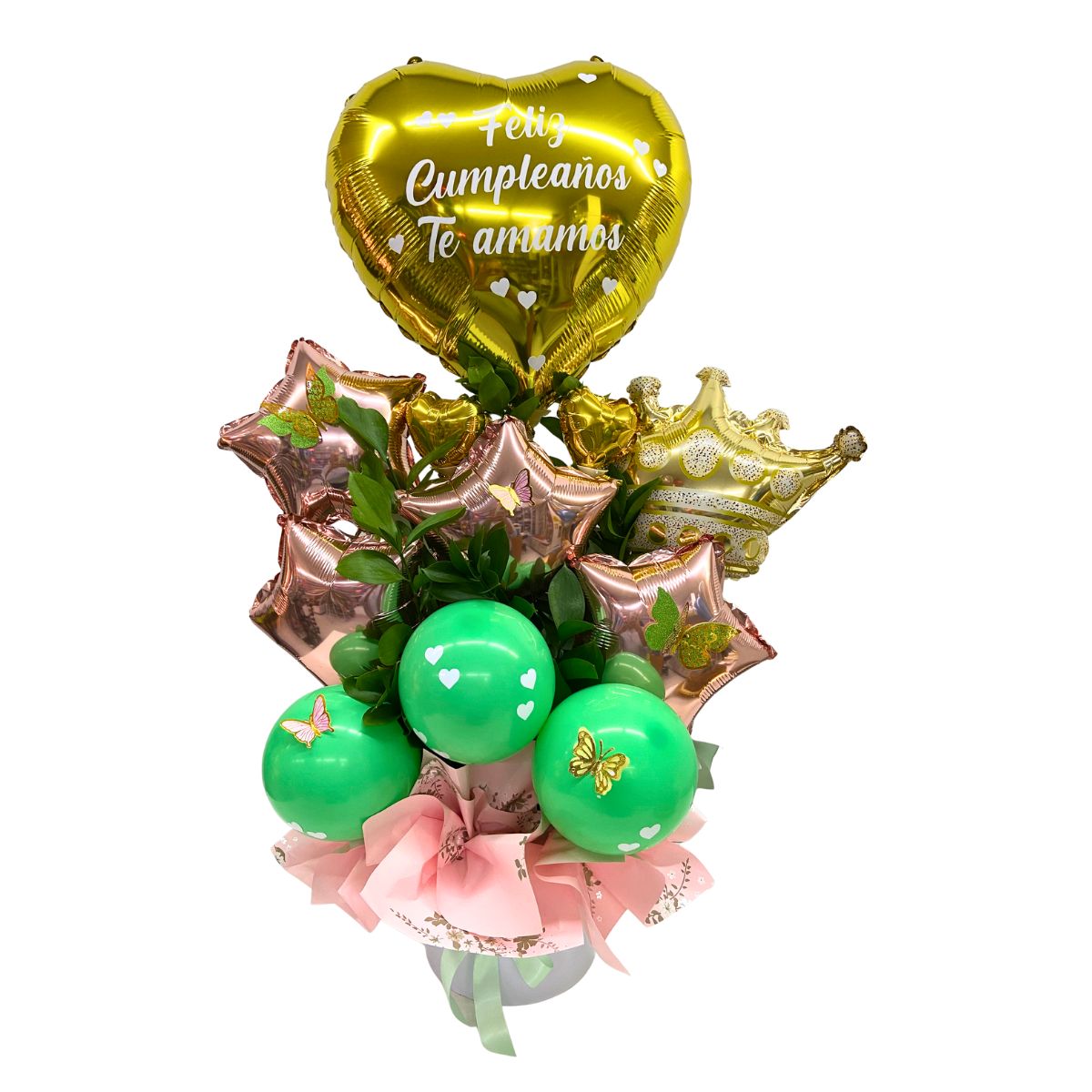 balloon bouquet globos metalizados