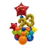 balloon bouquet numero colores