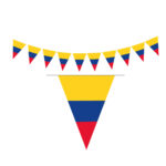 banderin triangulo colombia