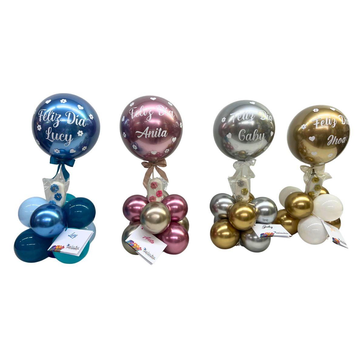 burbuja 9 pulg paleta colores