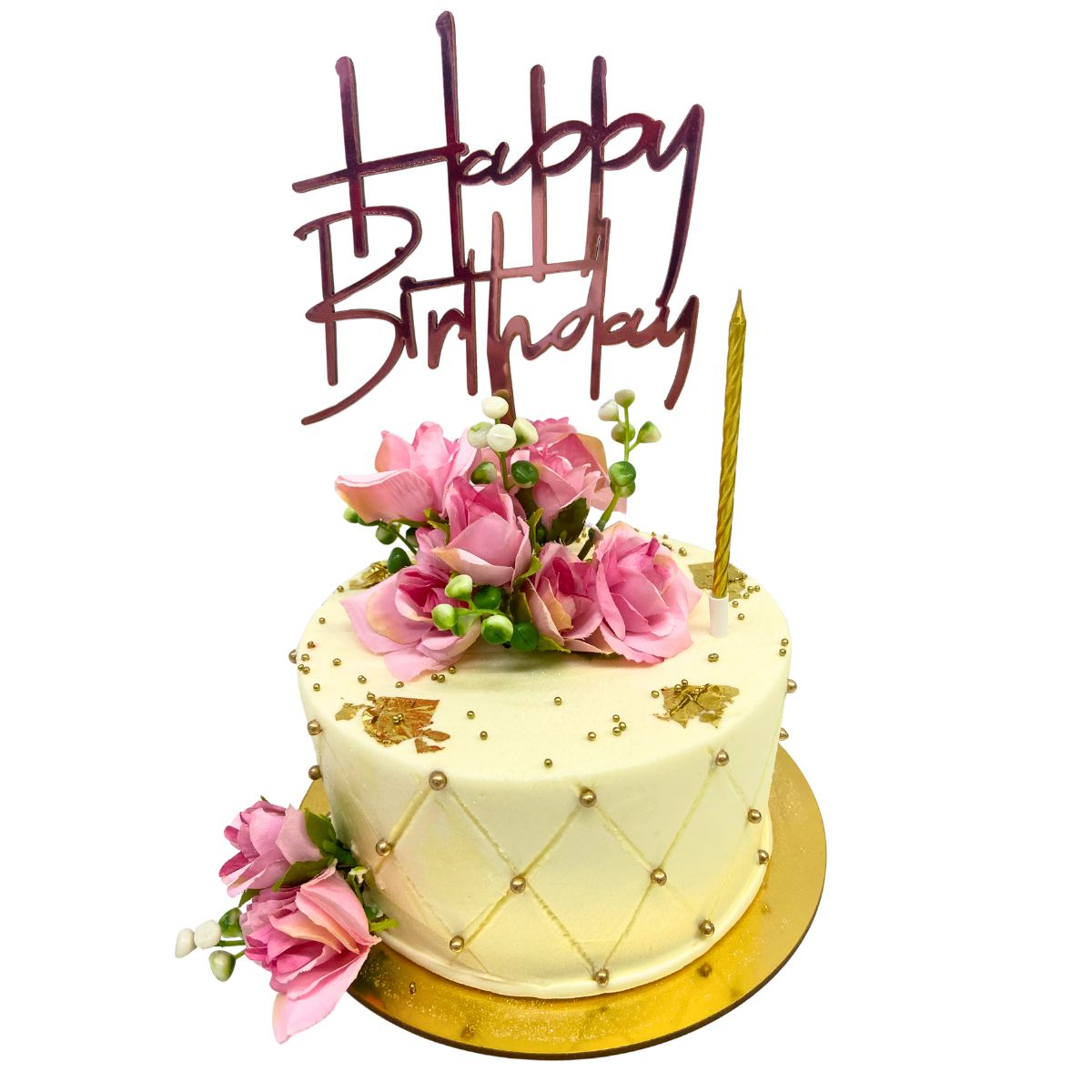 torta chanel crema floral