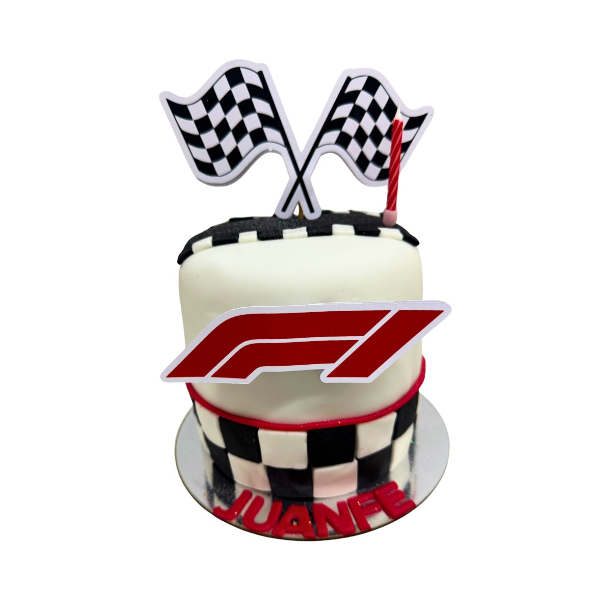 torta f1 banderas