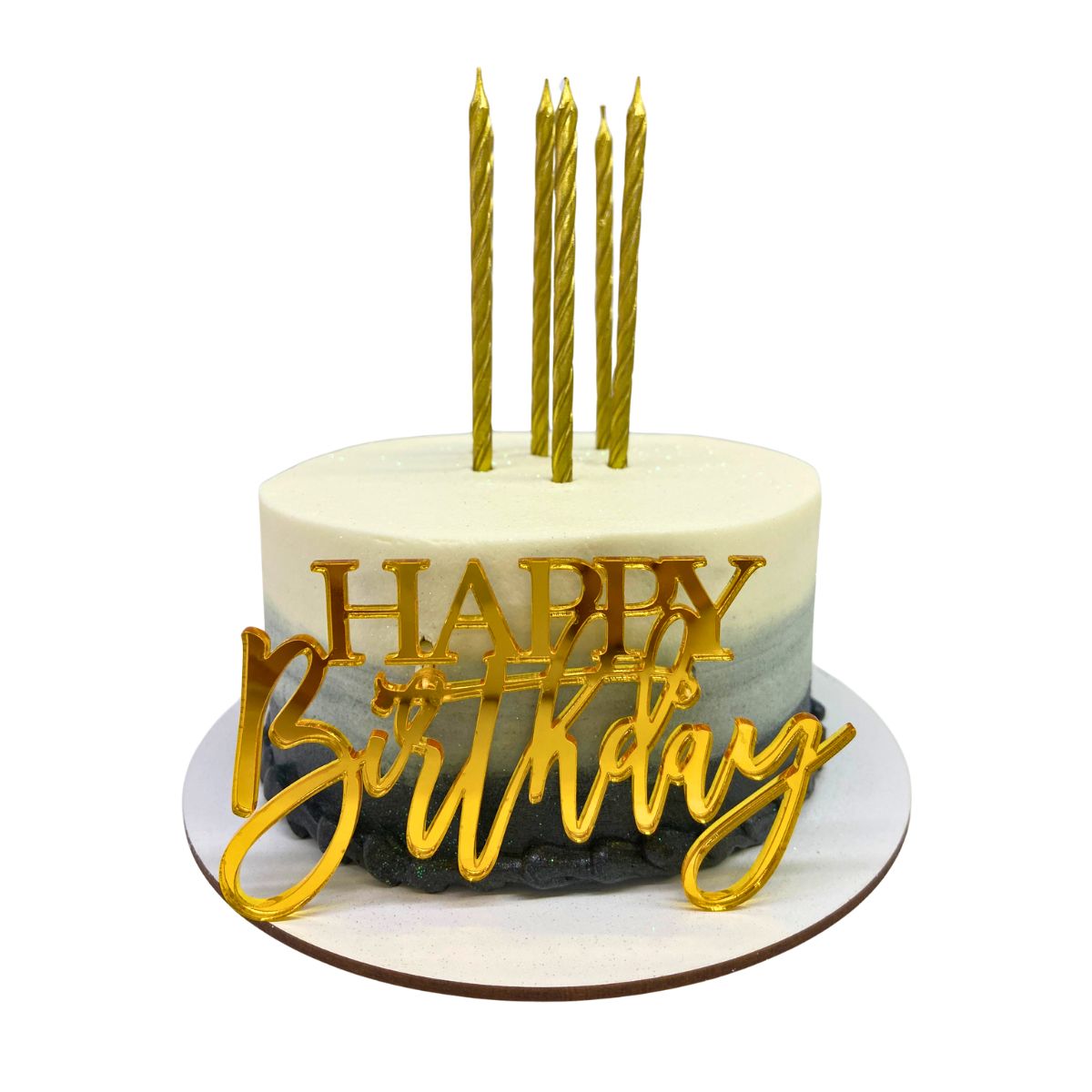 torta hbd topper velas