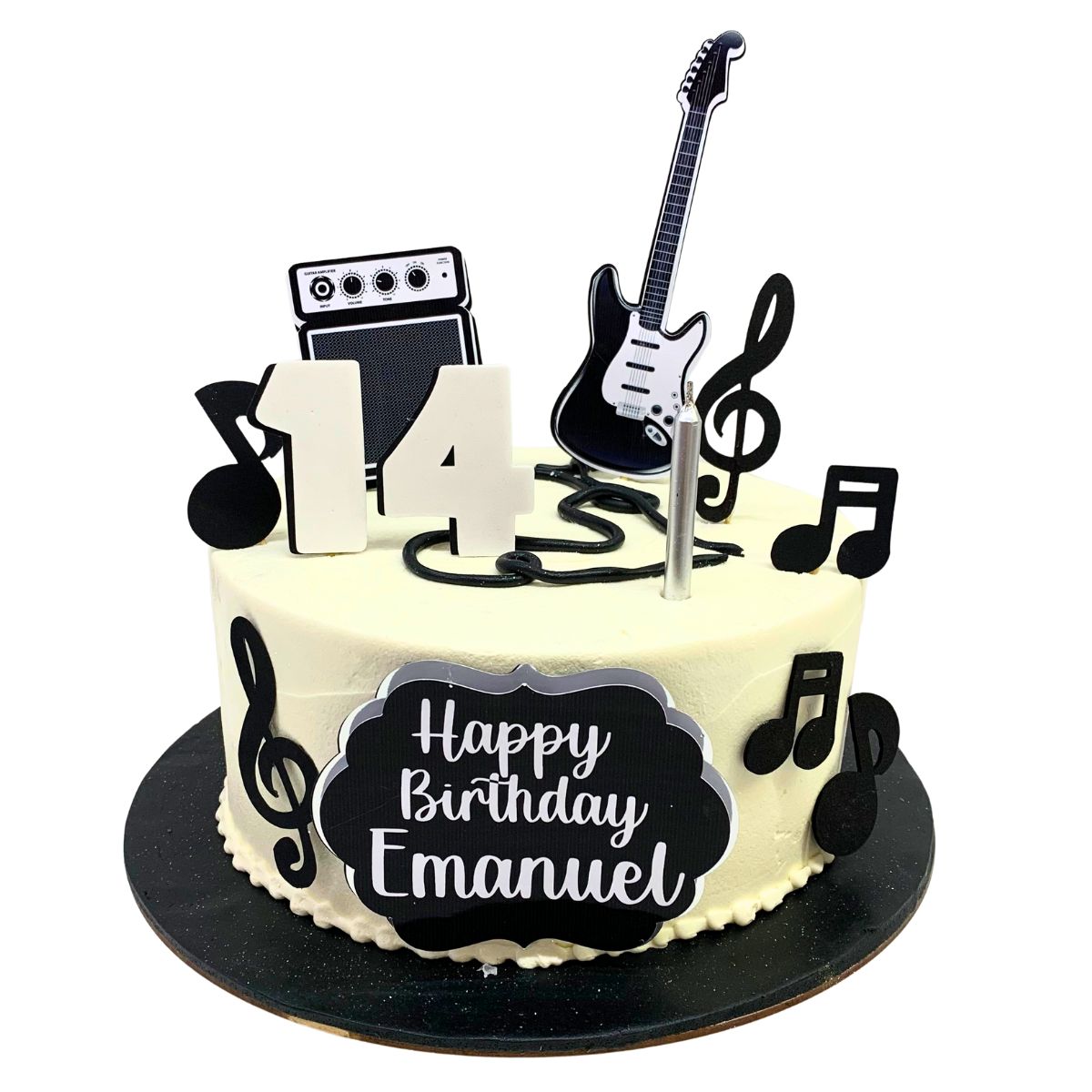 torta musical guitarra
