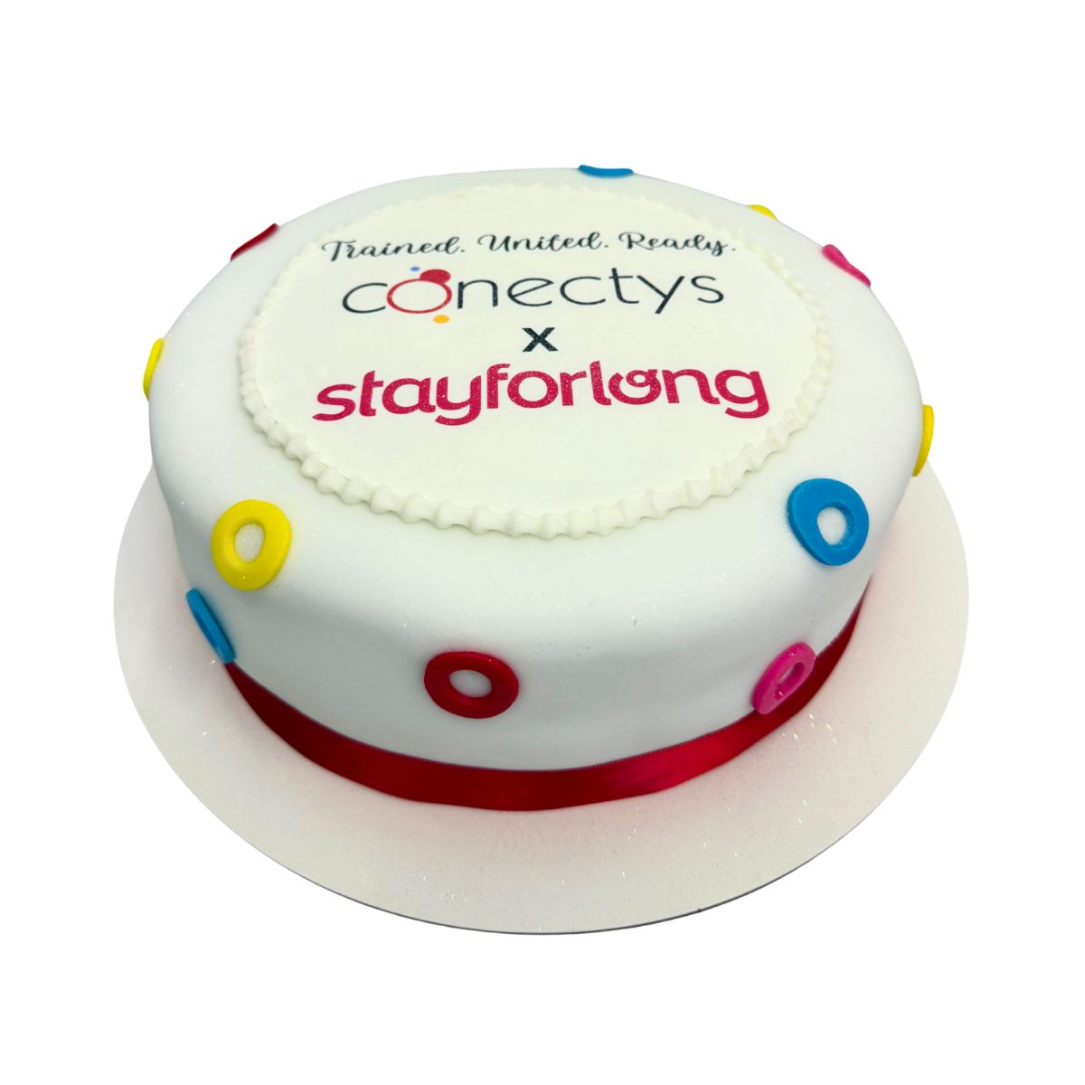 torta papel comestible empresarial conectys