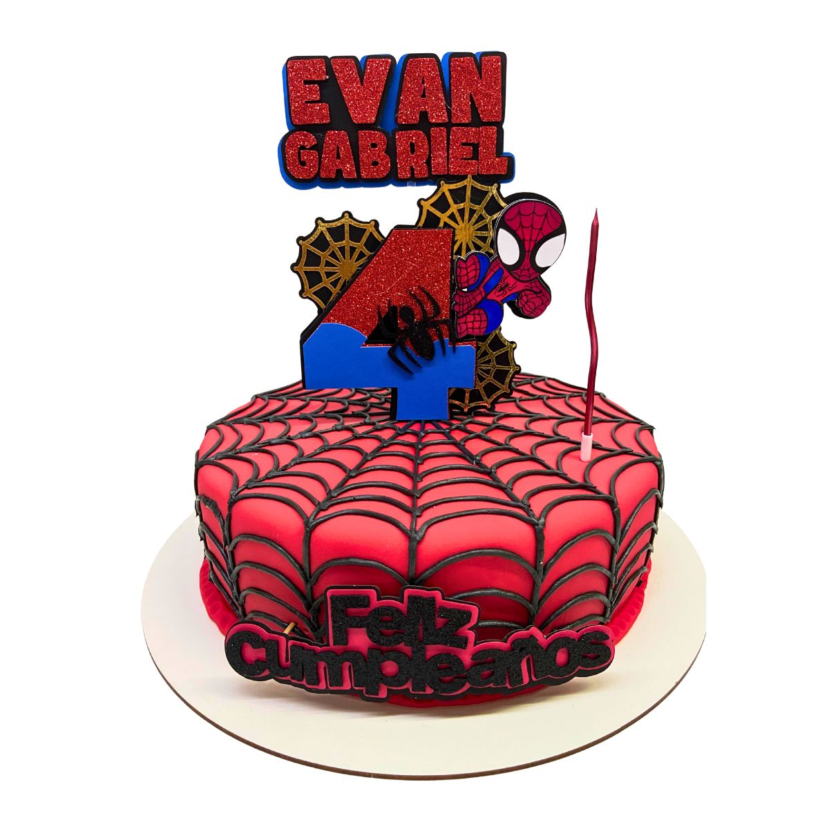 torta spiderman telaraña