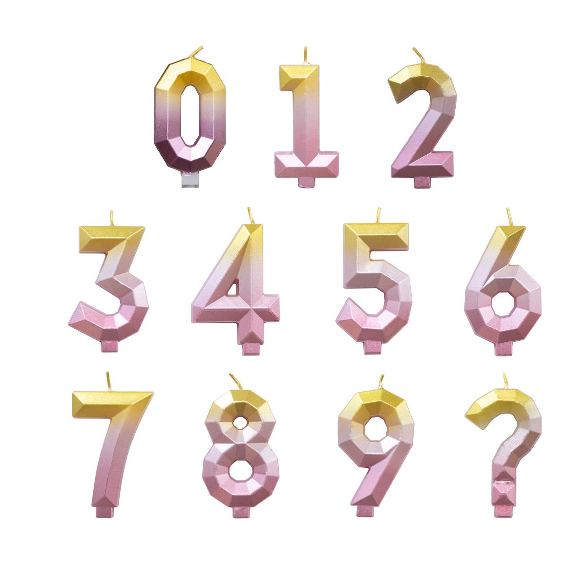 velas numeros rosado sempertex