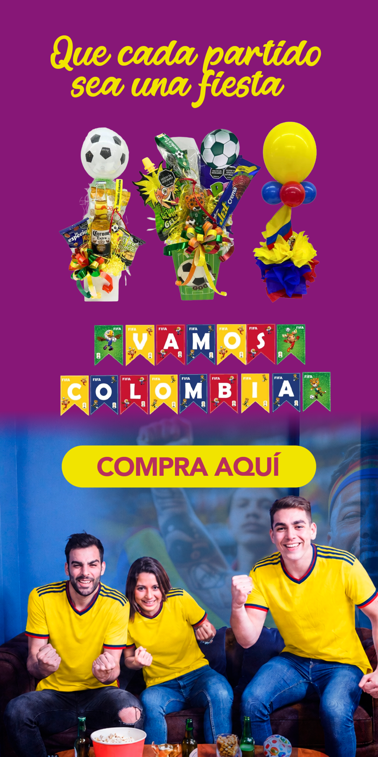 globos mundial banner