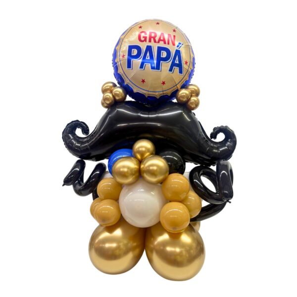 balloon bouquet bigote papa