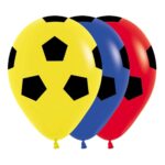 globo balon tricolor futbol