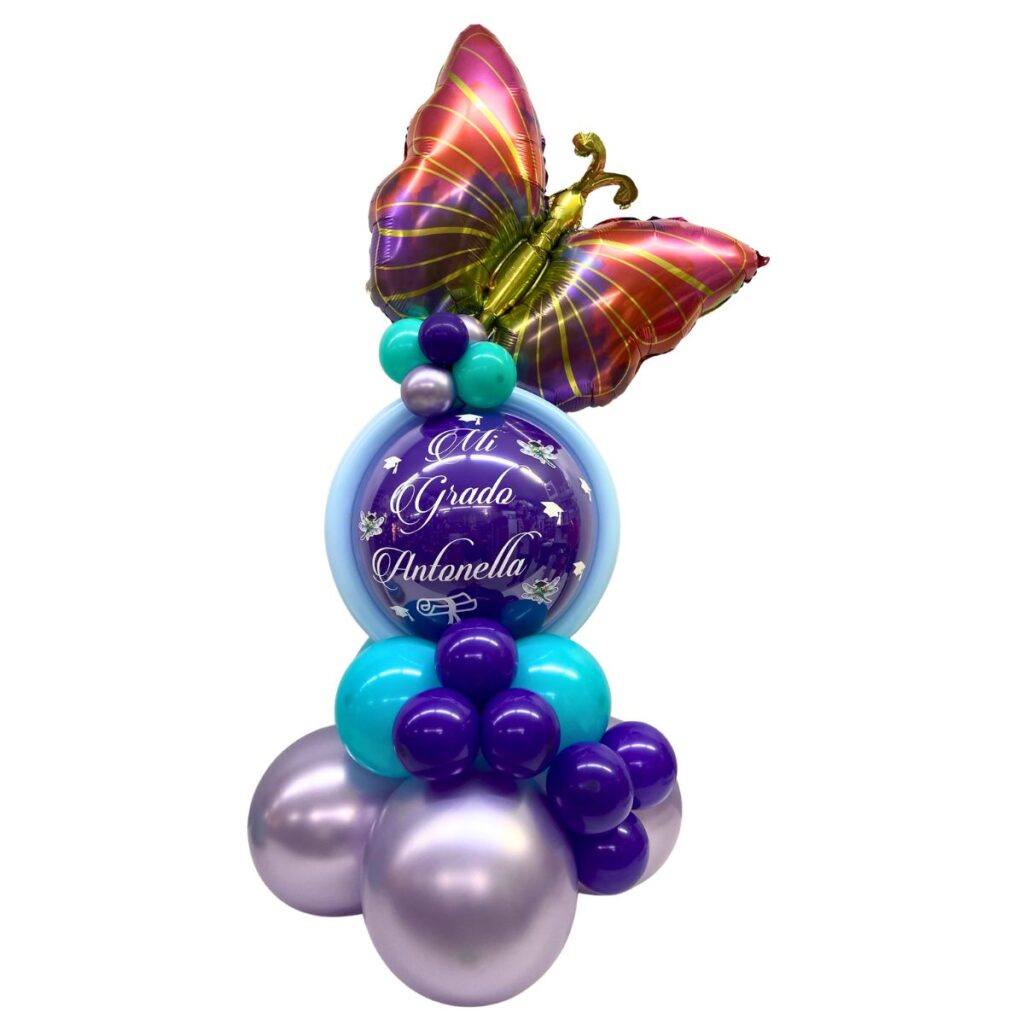 balloon bouquet grado mariposas