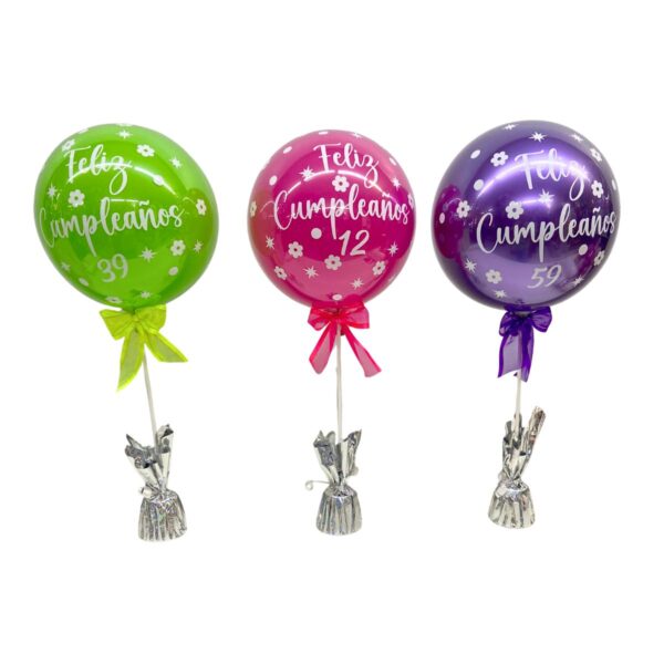 burbuja 9 pulg pesa colores