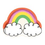 platos arco iris forma