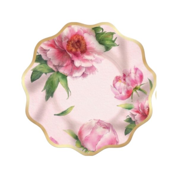 platos grandes floral