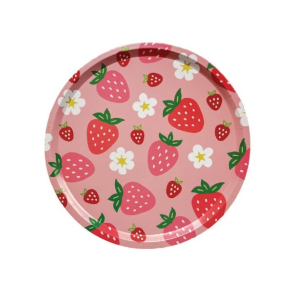 platos grandes fresas