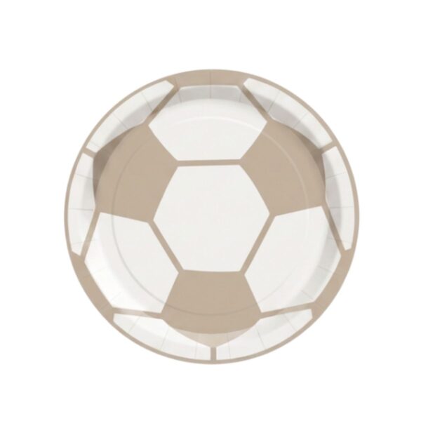platos pequeños futbol