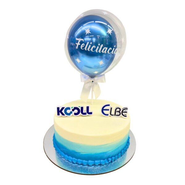 torta felicitaciones globo