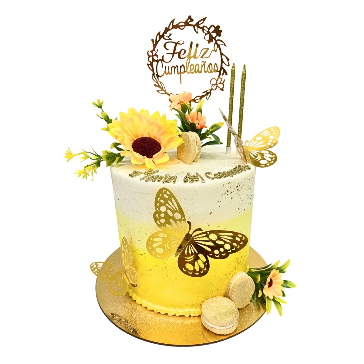 torta girasol mariposa topper torta girasol mariposa topper