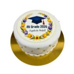 torta grado papel comestible amarillo