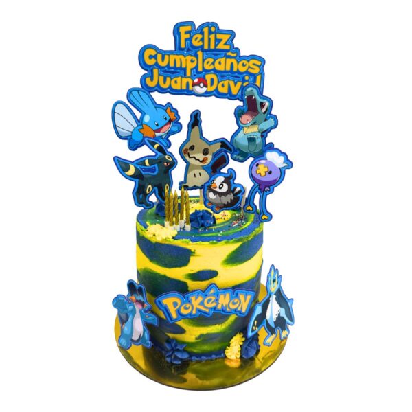 torta pokemon azul