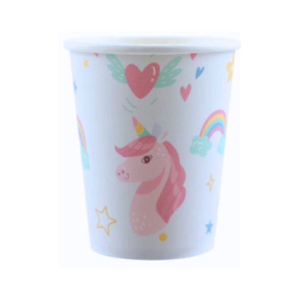 vasos arco iris unicornio