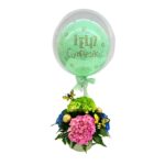 arreglo floral hortensia globo abejas choco