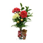 arrreglo floral hortensia choco osito amor