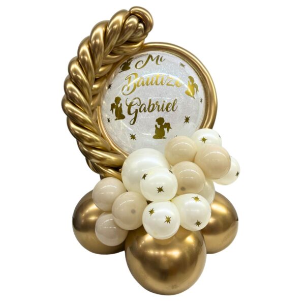 balloon bouquet bautizo espiga