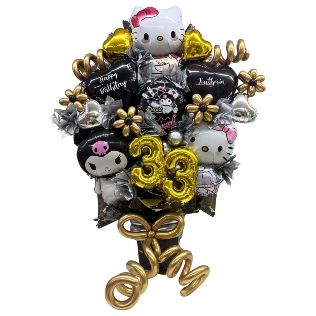balloon bouquet hello kitty my melody gigante