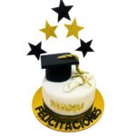 torta grado birrete estrellas
