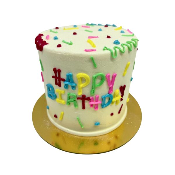 torta happy birthday colores
