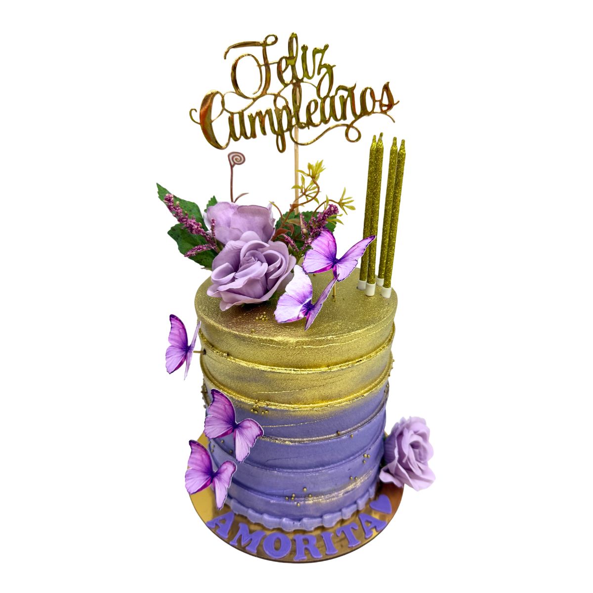 torta purple gold mariposas fc torta purple gold mariposas fc